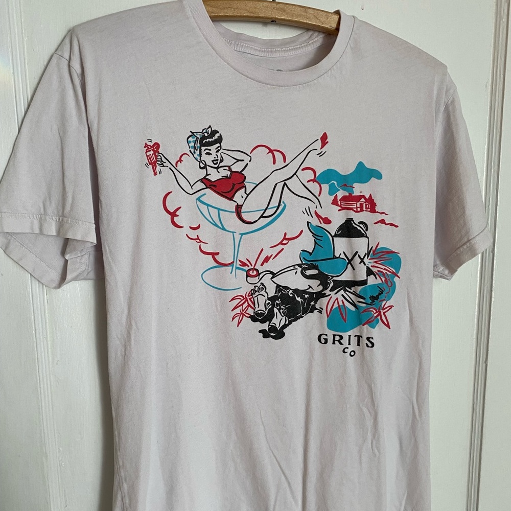 COPY - Vintage Inspired Grits Tee Small